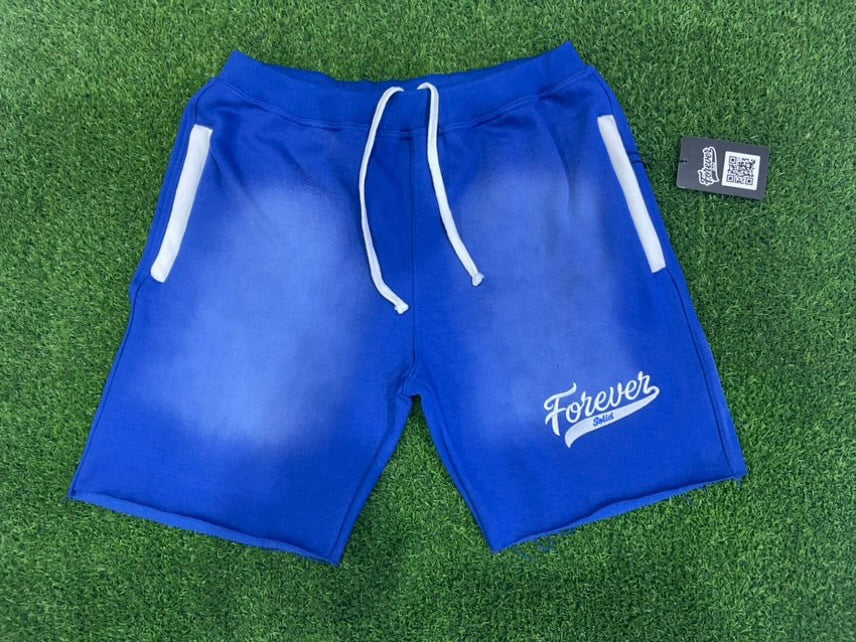 FOREVER SOLID EMBROIDERED COTTON SHORTS
