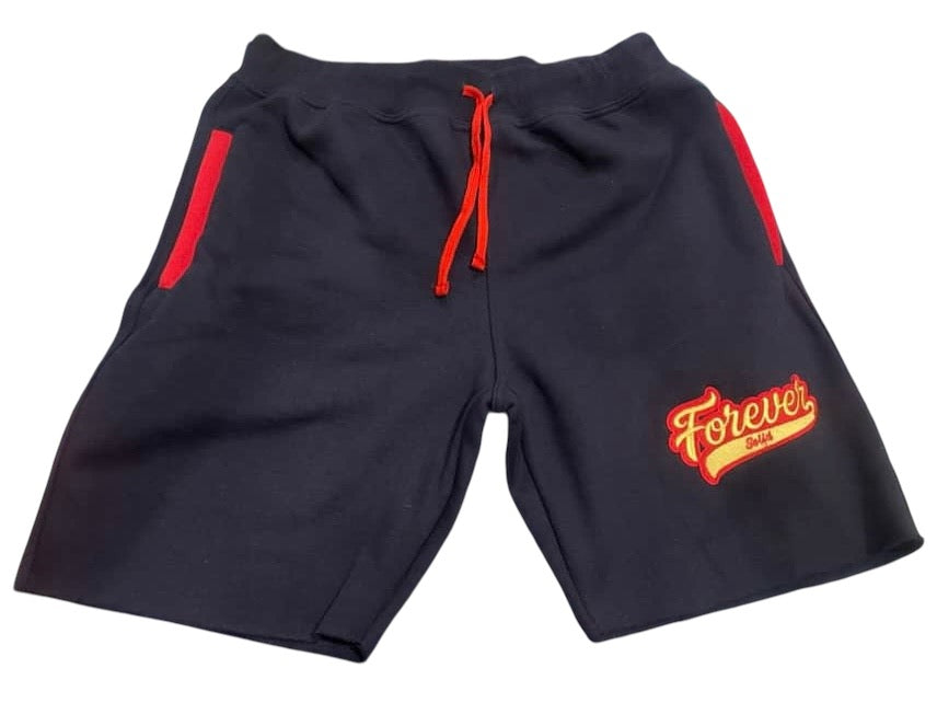 FOREVER SOLID EMBROIDERED COTTON SHORTS