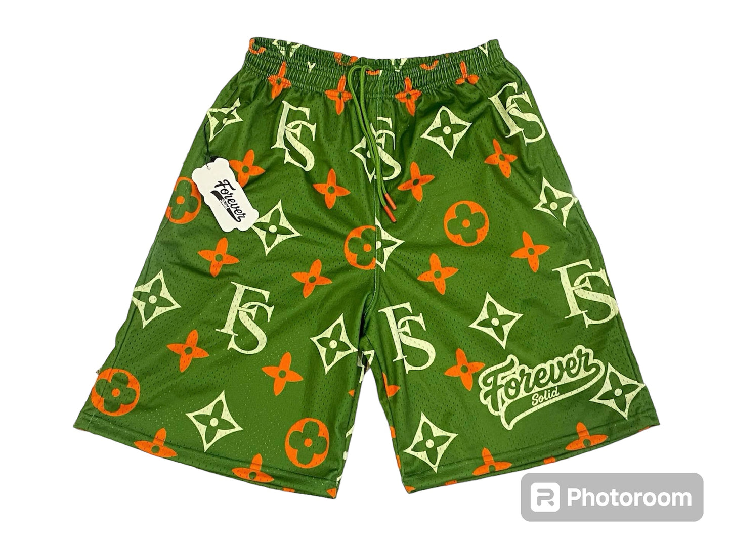 FOREVER SOLID “FS” LOGO SHORTS