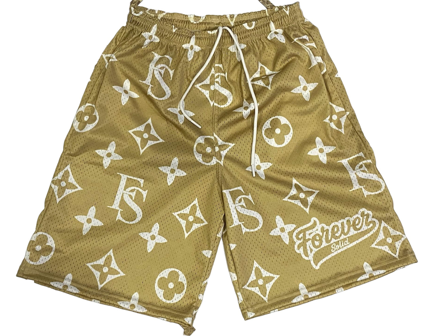 FOREVER SOLID “FS” LOGO SHORTS