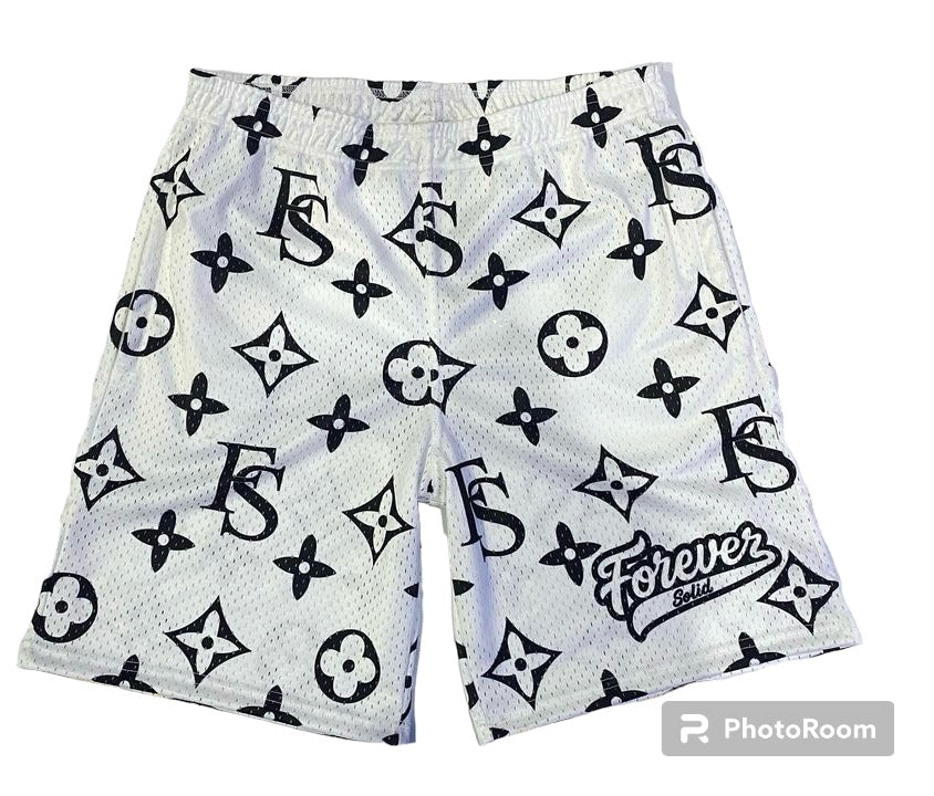 FOREVER SOLID “FS” LOGO SHORTS