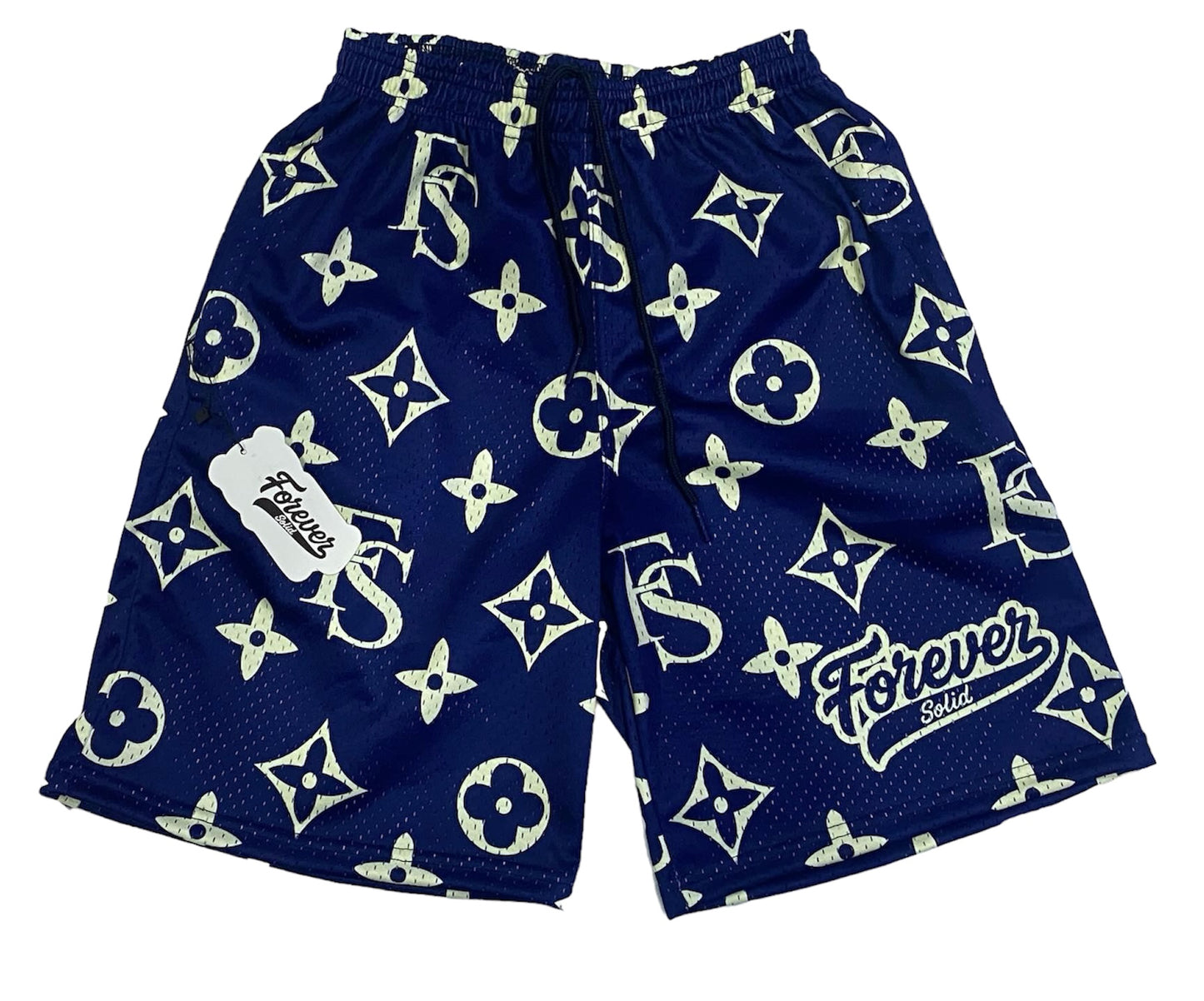 FOREVER SOLID “FS” LOGO SHORTS