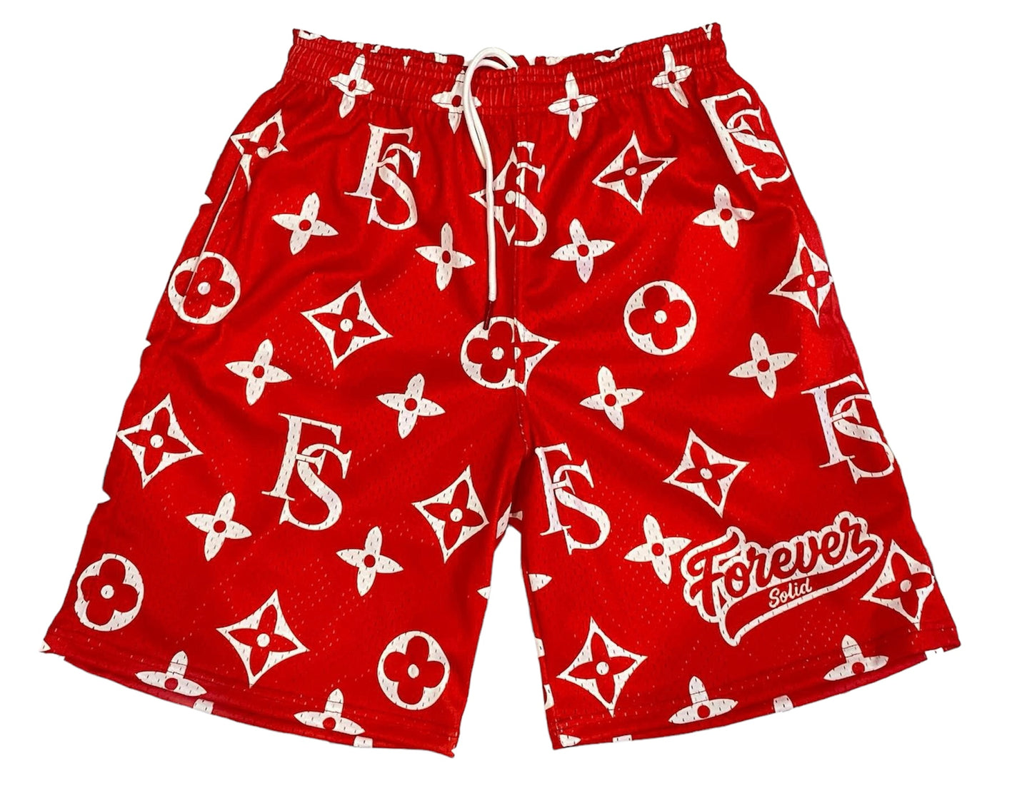 FOREVER SOLID “FS” LOGO SHORTS