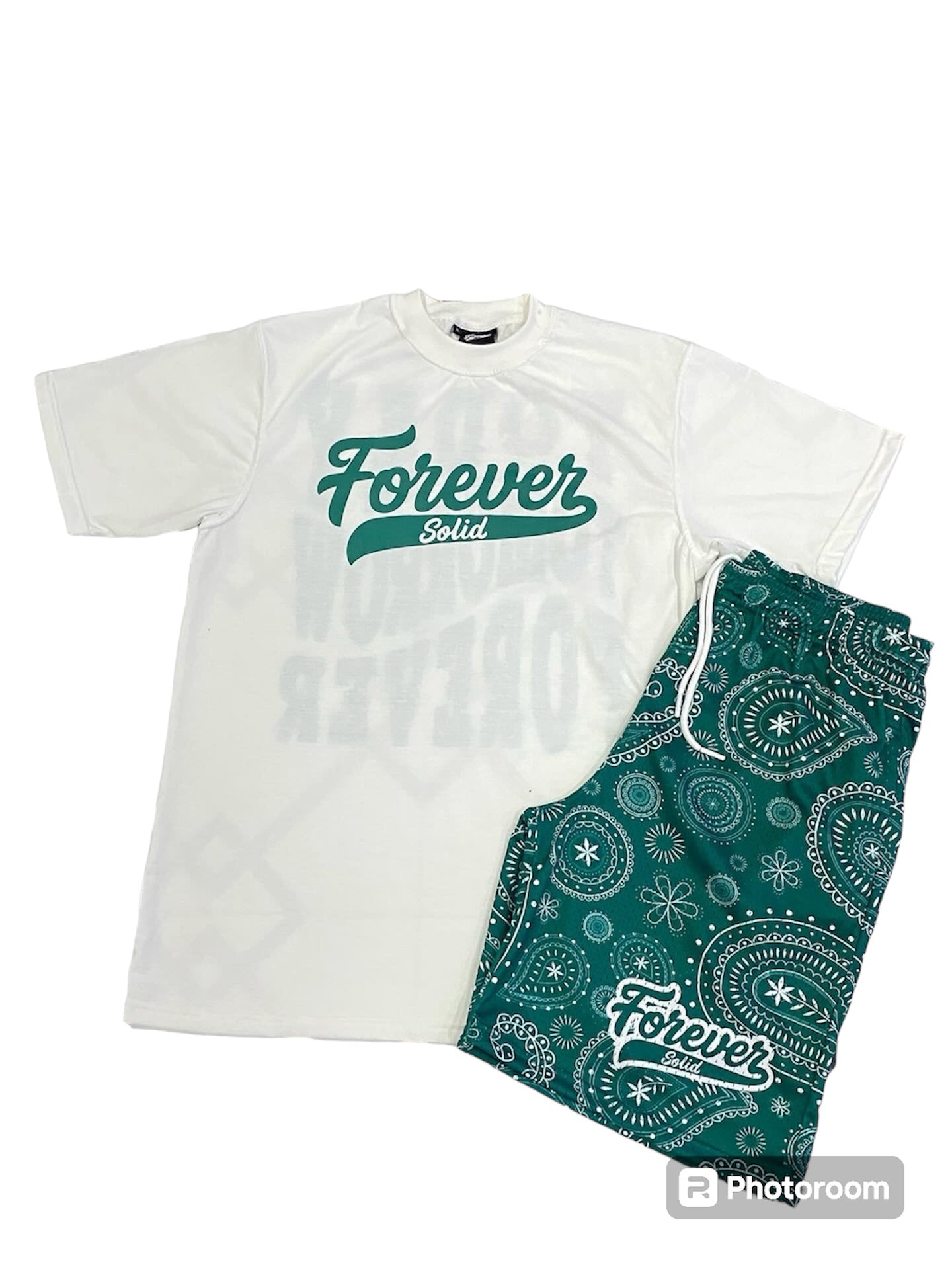 FOREVER SOLID CURSIVE TEE