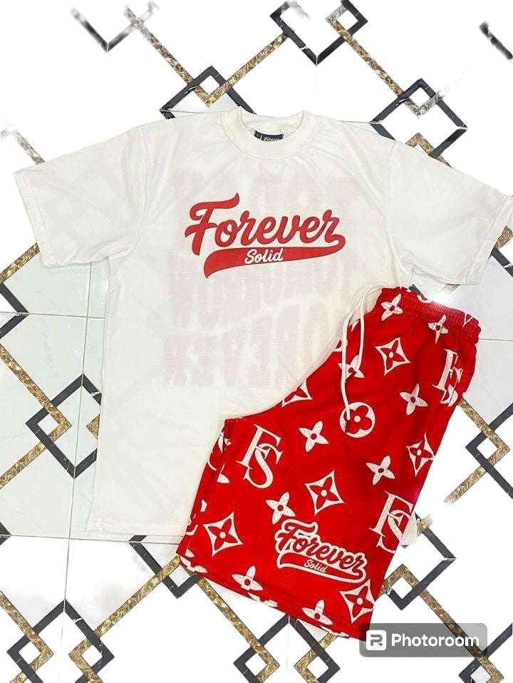 FOREVER SOLID CURSIVE TEE